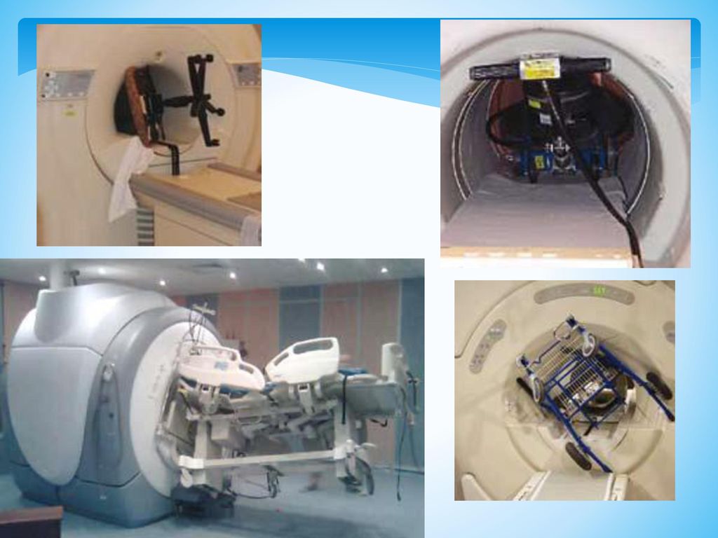 Metal objects sucked into the MRI (Source - https://slideplayer.com/slide/12503929/