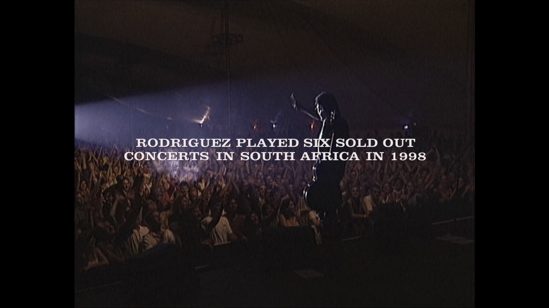 RODRIGUEZ concert in South Africa in 1998 (Source - movie Searching For Sugar man)
