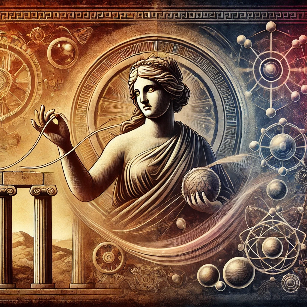 Ancient Greek goddess Ananke (Source - CHAT GPT)