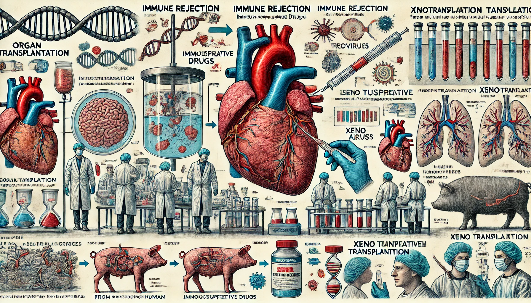 Body organ transplantation process (Source - CHAT GPT)