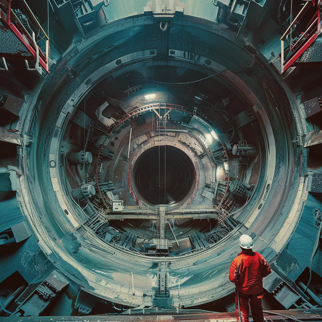 Interior view of a nuclear power plant (Source - Midjourney)