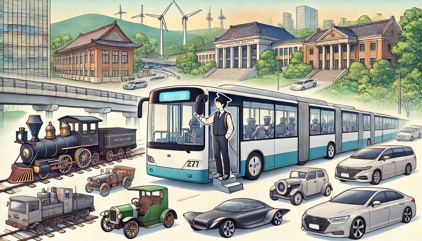 The development process from early steam cars to modern electric cars (Source - CHAT GPT)